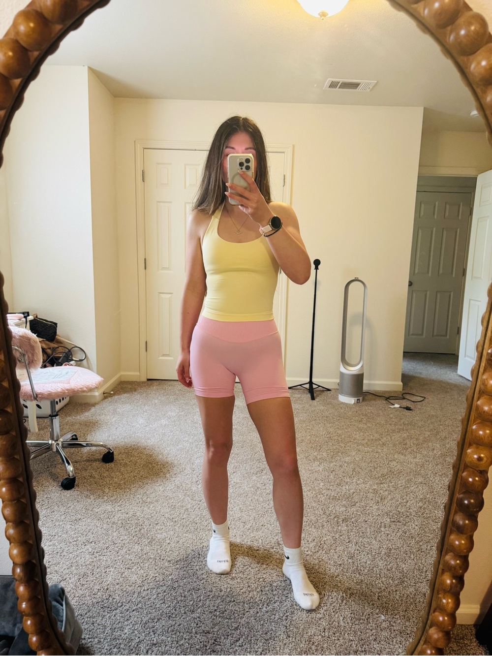 DFYNE Impact Shorts Light Rose Pink XS